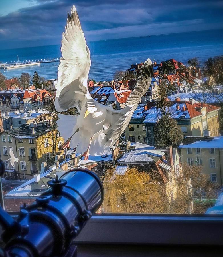 Ferienwohnung Pokoje Przy Plazy Z Widokiem Na Morze Zoppot Exterior foto