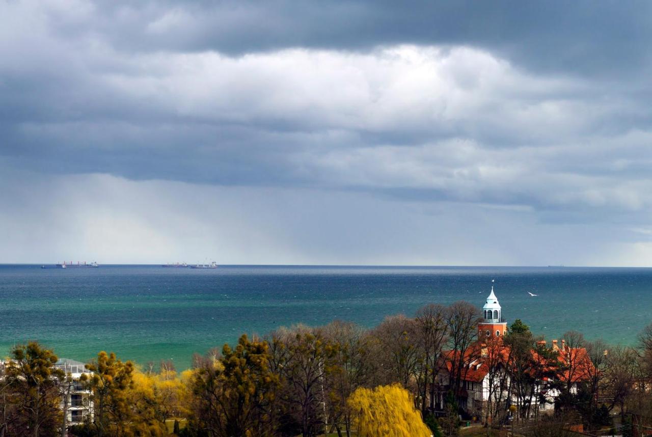 Pokoje Przy Plazy Z Widokiem Na Morze Zoppot Exterior foto