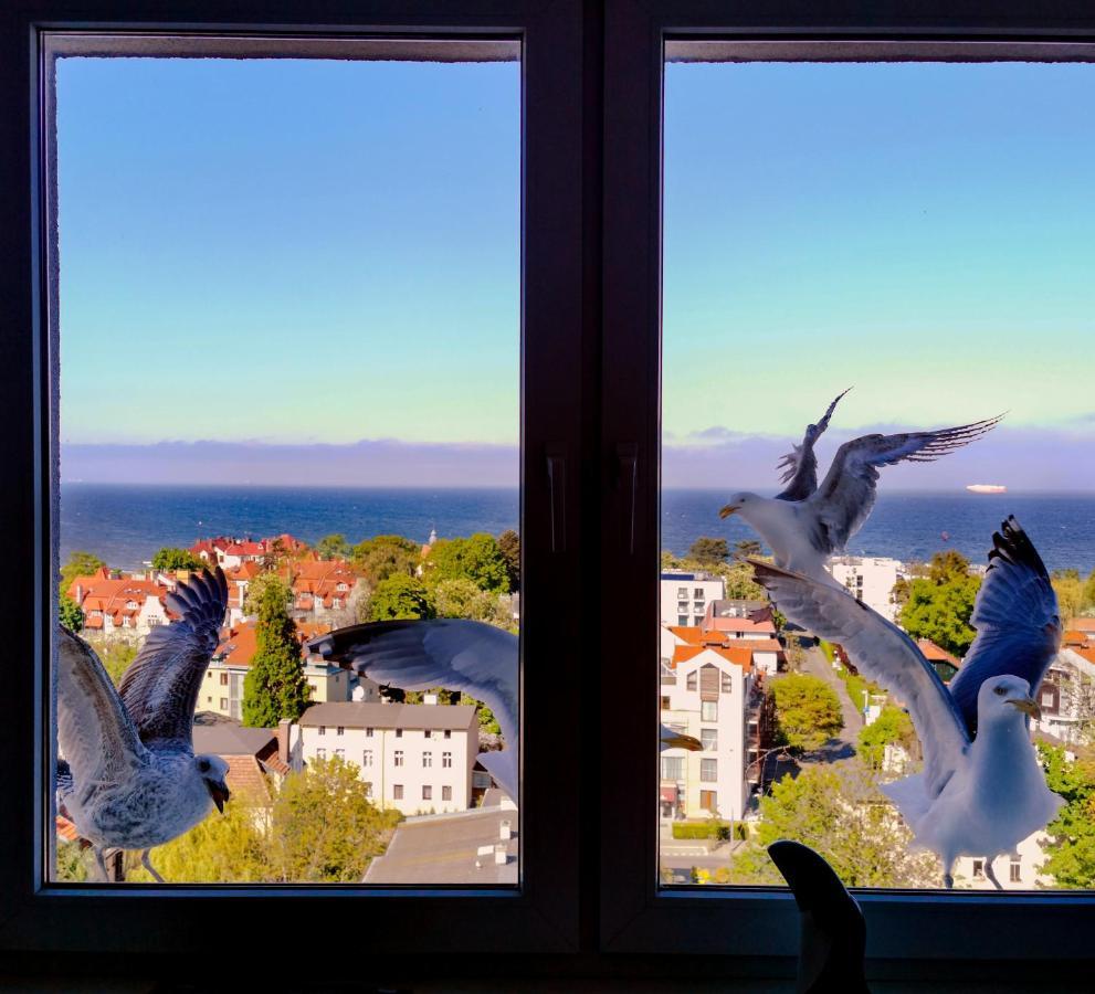 Ferienwohnung Pokoje Przy Plazy Z Widokiem Na Morze Zoppot Exterior foto